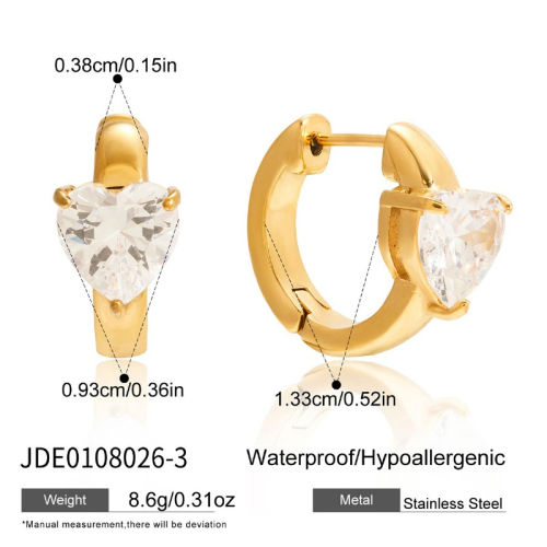 Boucles d’oreilles en acier – E0108026-3