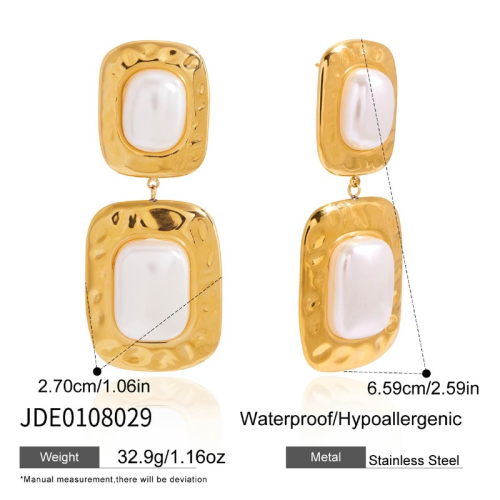 Boucles d’oreilles en acier – E0108029