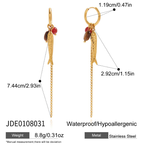 Boucles d’oreilles en acier – E0108031