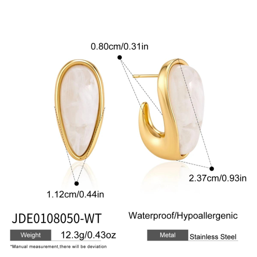 BOUCLES D’OREILLES ACIER REF E0108050-WT
