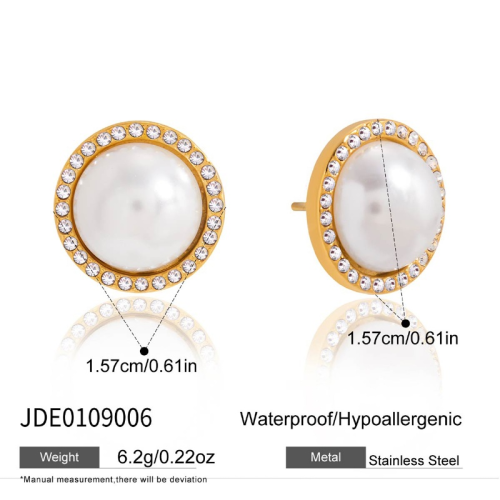 Boucles d’oreilles en acier – E0109006