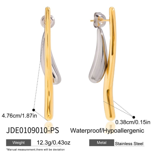 Boucles d’oreilles en acier – E0109010-PS