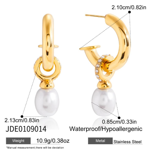Boucles d’oreilles en acier – E0109014