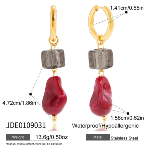Boucles d’oreilles en acier – E0109031