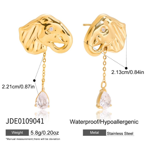 Boucles d’oreilles en acier – E0109041