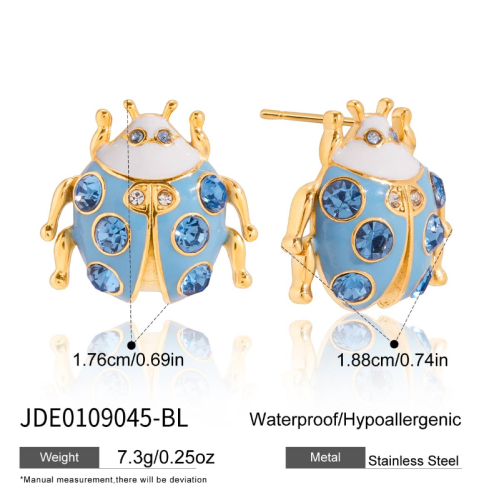 Boucles d’oreilles en acier – E0109045-BL