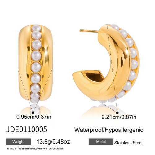 Boucles d’oreilles en acier – E0110005