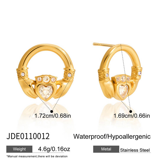 Boucles d'oreilles en acier - E0110012