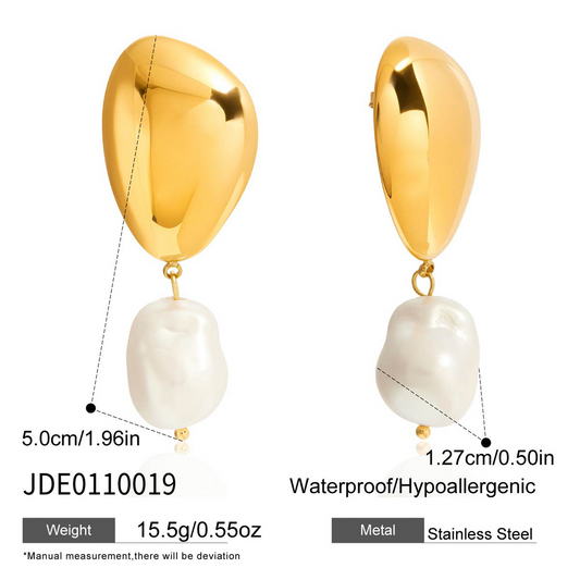 Boucles d'oreilles en acier - E0110019