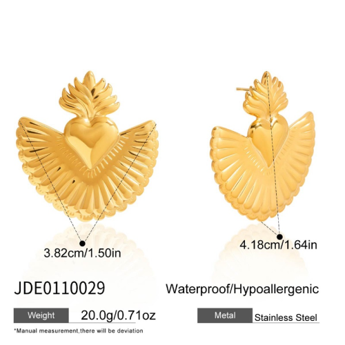 Boucles d’oreilles en acier – E0110029