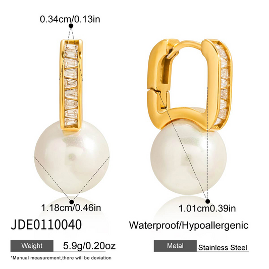 Boucles d’oreilles en acier – E0110040