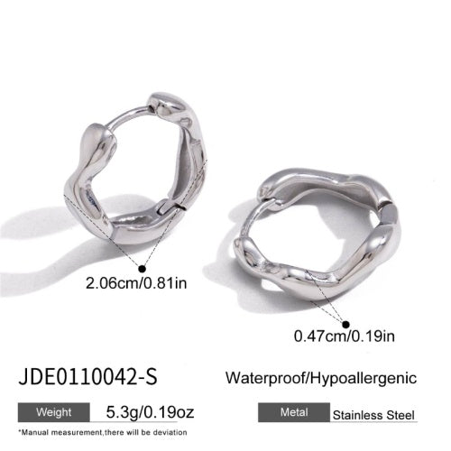 Boucles d’oreilles en acier – E0110042-S