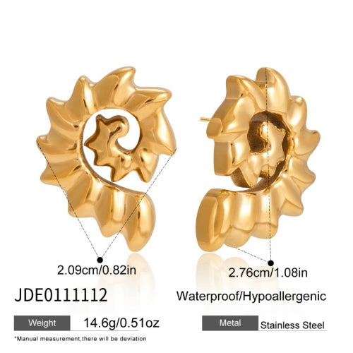 Boucles d’oreilles en acier – E0111112
