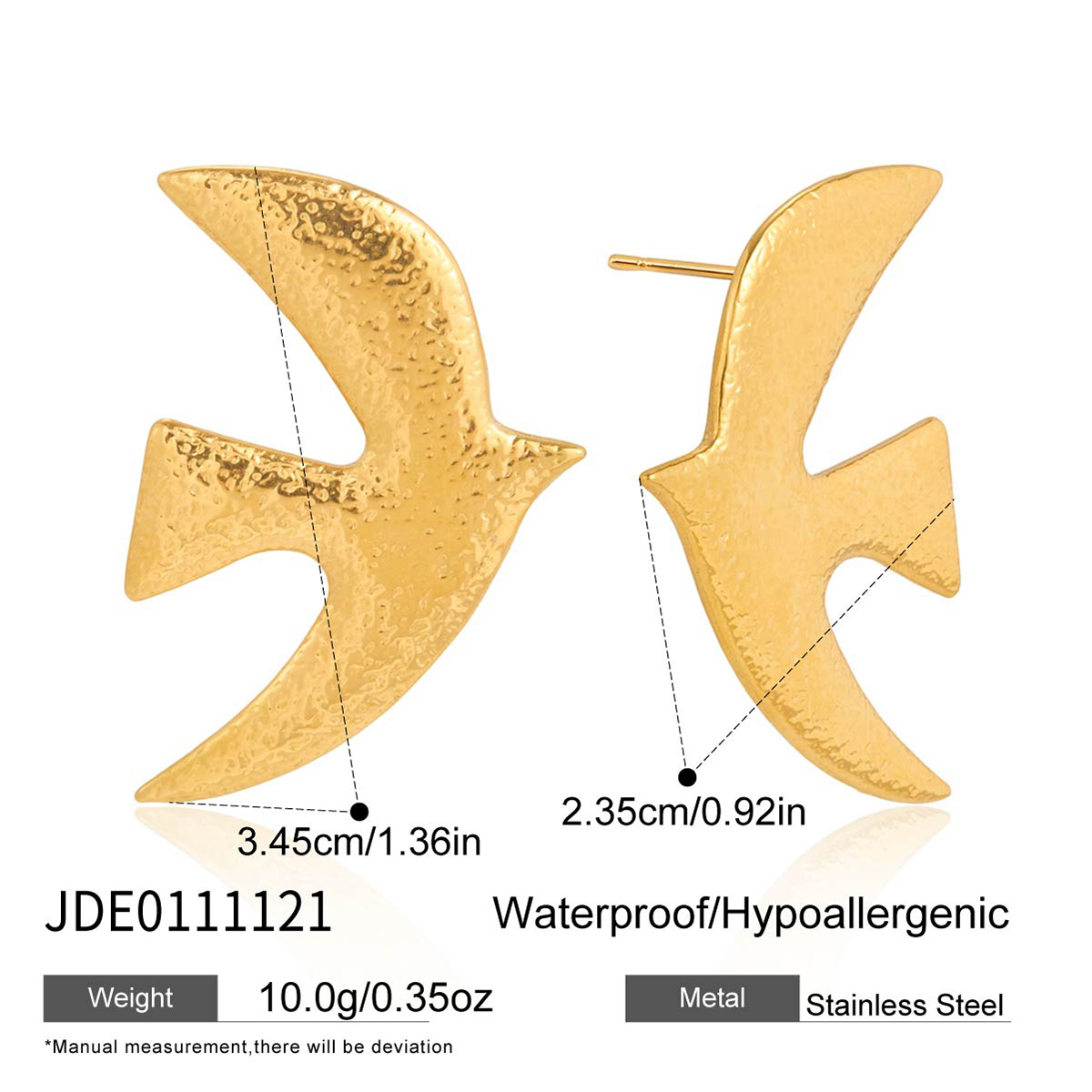 Boucles d’oreilles en acier – E0111121