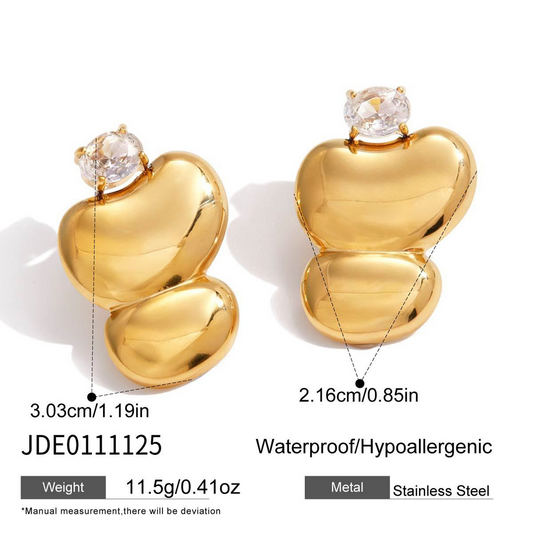 Boucles d’oreilles en acier – E0111125