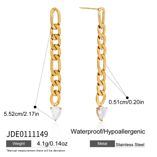 Boucles d’oreilles en acier – E0111149