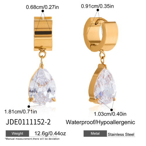 Boucles d’oreilles en acier – E0111152-2