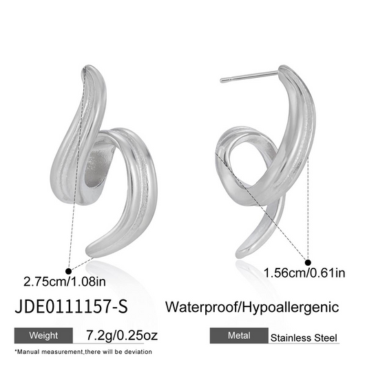 Boucles d’oreilles en acier – E0111157-S
