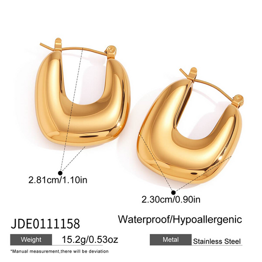 Boucles d’oreilles en acier – E0111158