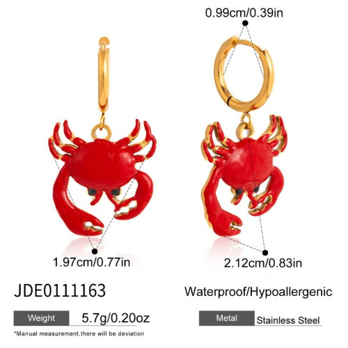 Boucles d’oreilles en acier – E0111163