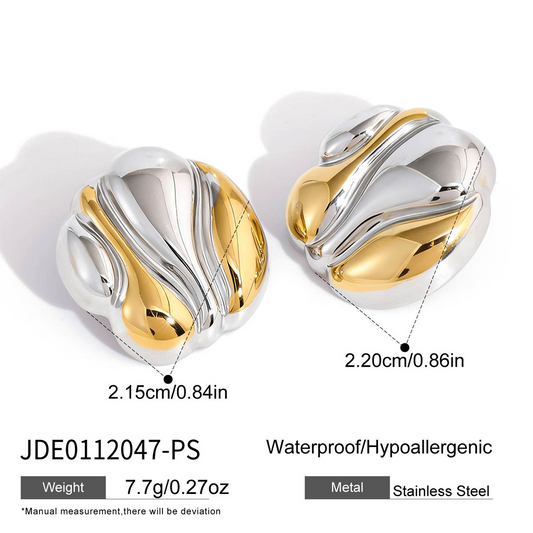 Boucles d'oreilles en acier - E0112047-PS