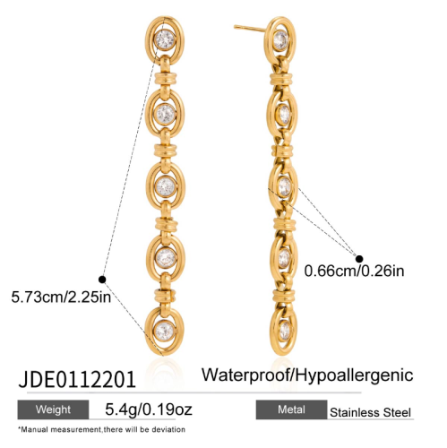 Boucles d’oreilles en acier – E0112201