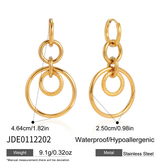Boucles d’oreilles en acier – E0112202