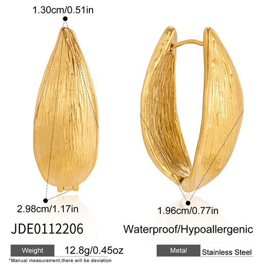 Boucles d’oreilles en acier – E0112206