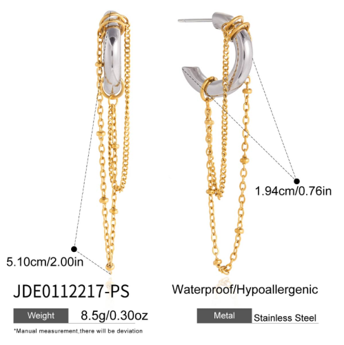 Boucles d’oreilles en acier – E0112217-PS