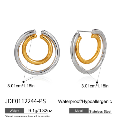 Boucles d’oreilles en acier – E0112244-PS