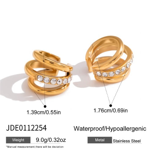 Boucles d’oreilles en acier – E0112254