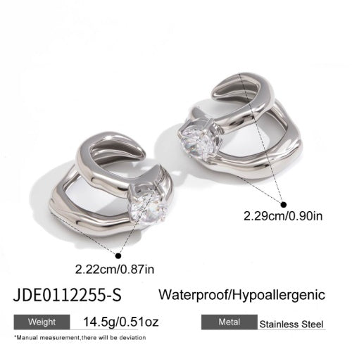 Boucles d’oreilles en acier – E0112255-S