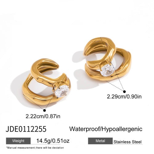 Boucles d’oreilles en acier – E0112255