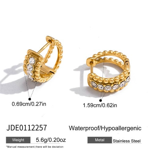 Boucles d’oreilles en acier – E0112257