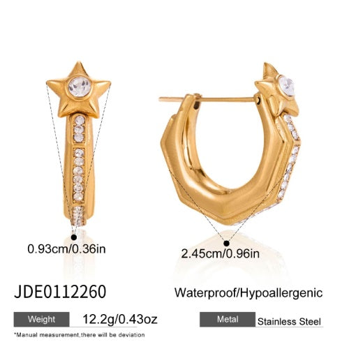 Boucles d’oreilles en acier – E0112260