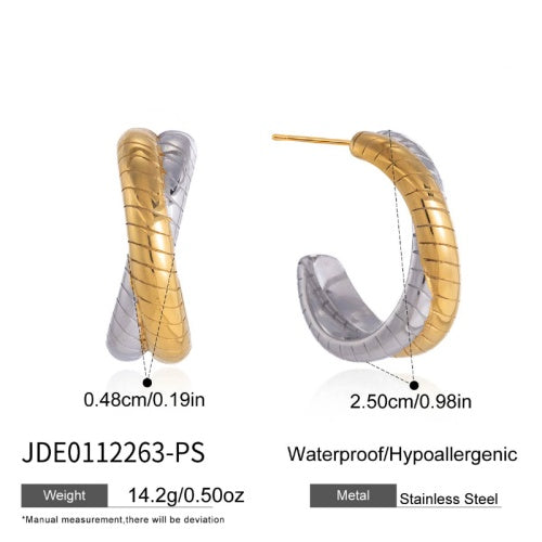 Boucles d’oreilles en acier – E0112263-PS
