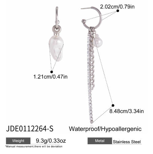 Boucles d’oreilles en acier – E0112264-S