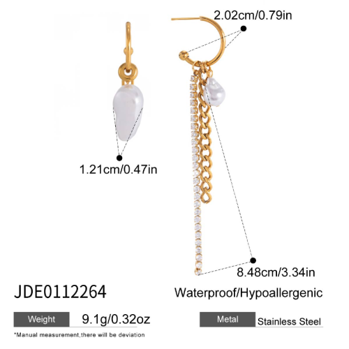 Boucles d’oreilles en acier – E0112264