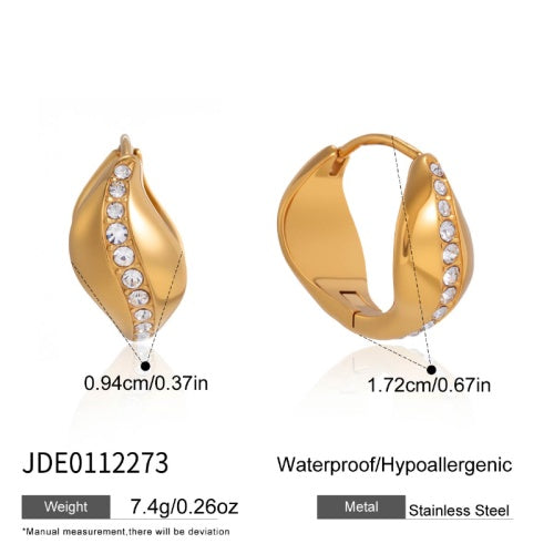 Boucles d’oreilles en acier – E0112273
