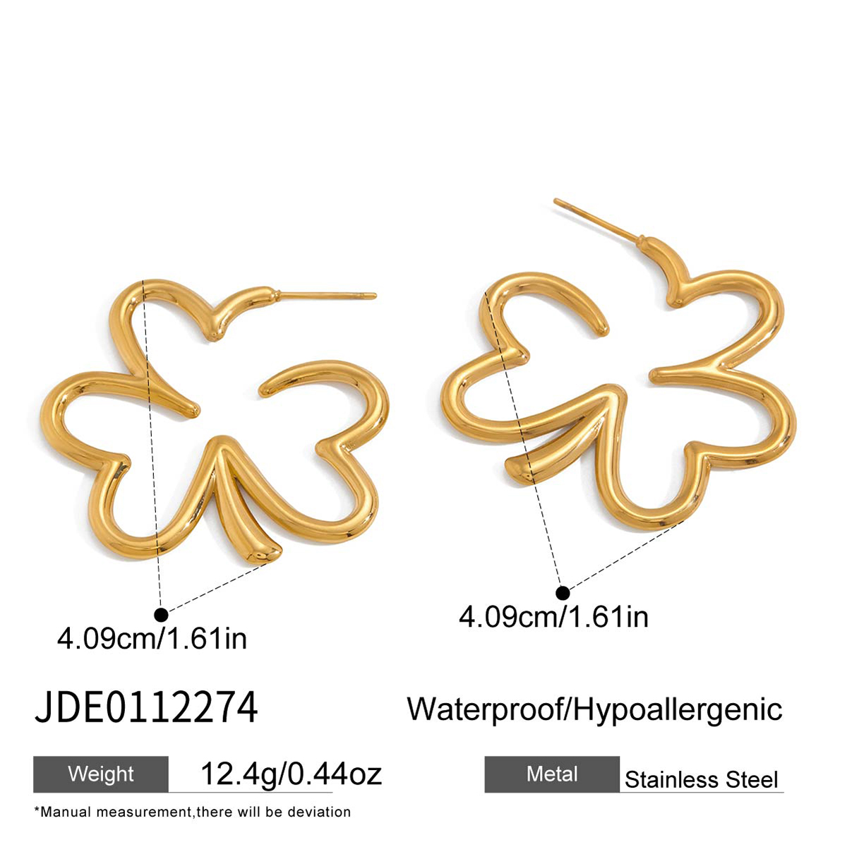 Boucles d’oreilles en acier – E0112274