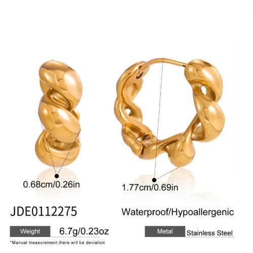 Boucles d’oreilles en acier – E0112275