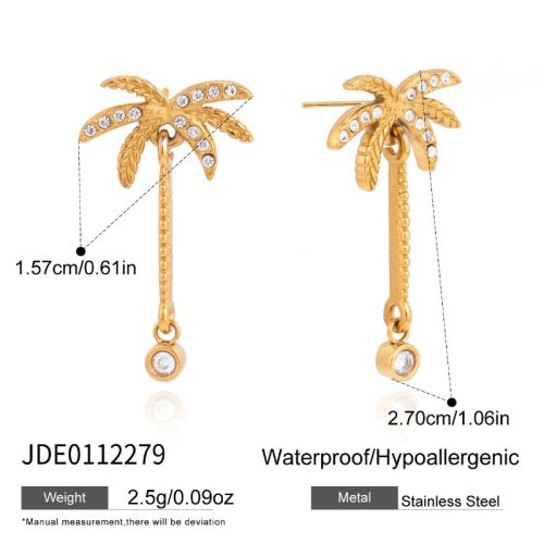 Boucles d’oreilles en acier – E0112279