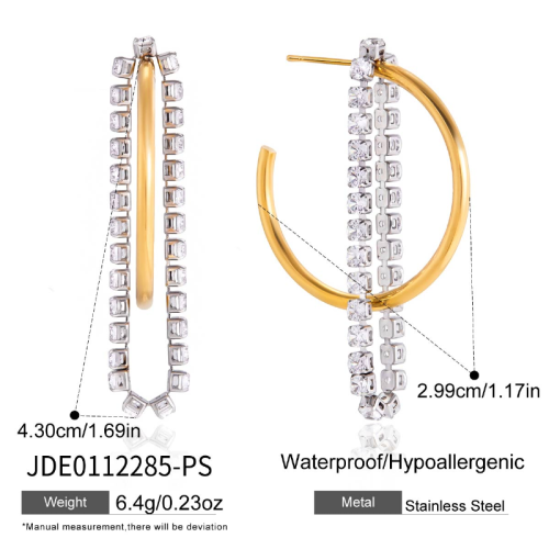 Boucles d’oreilles en acier – E0112285-PS