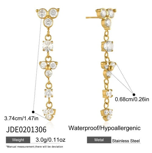 Boucles d’oreilles en acier – E0201306