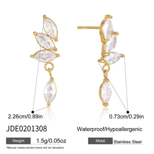 Boucles d’oreilles en acier – E0201308
