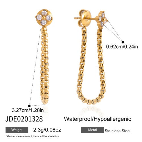 Boucles d’oreilles en acier – E0201328