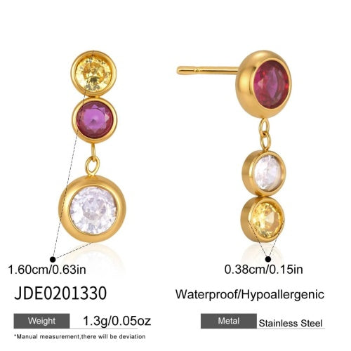 Boucles d’oreilles en acier – E0201330