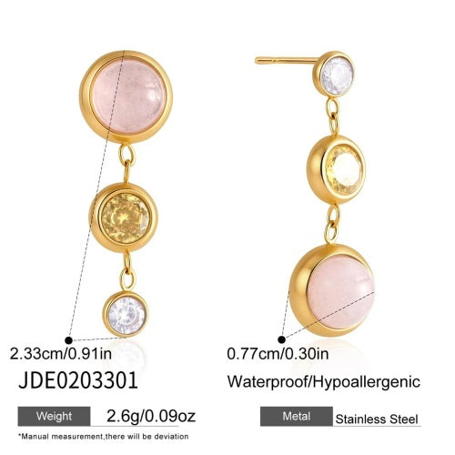 Boucles d’oreilles en acier – E0203301