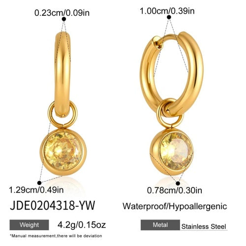 Boucles d’oreilles en acier – E0204318-YW
