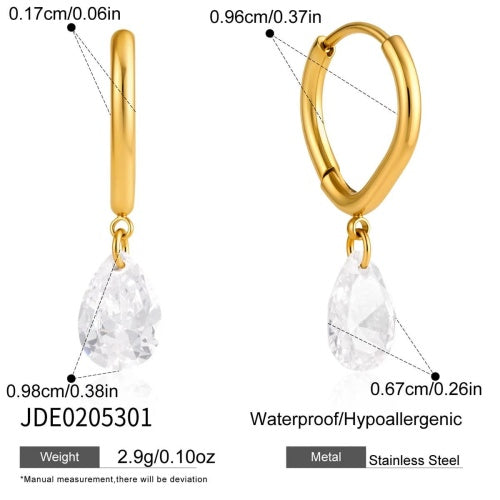 Boucles d’oreilles en acier – E0205301
